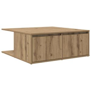 vidaXL Sohvap&ouml;yt&auml; artesaani tammi 80 x 80 x 31 cm Tekninen puu