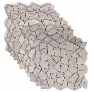 vidaXL Mosaiikkilaatat Kerma 30 x 30 cm Marmori