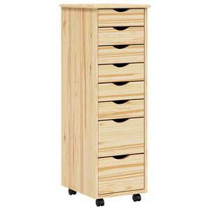 vidaXL Rullakaappi laatikoilla MOSS 34 x 39 x 103 cm T&auml;ysi M&auml;nty