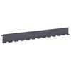 vidaXL Nurmireunus 20 kpl 102 x 10 x 4 cm Ter&auml;s Antrasiitti