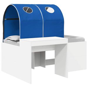 vidaXL S&auml;nky Tunnelilla 4 pcs Artisian Tammi ja Sininen Tekninen puu