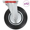 vidaXL Rullapy&ouml;r&auml;t 12 kpl 200 mm