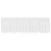 vidaXL Verkkoverho verhoilla Valkoinen 100 x 500 cm Polyesteri