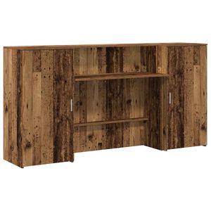 vidaXL Vastaanottop&ouml;yt&auml; vanhaa puuta 200x50x103,5 cm suunniteltu puu