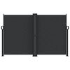 vidaXL Sisäänvedettävä sivumarkiisi 160x600 cm musta