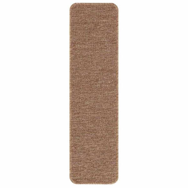 vidaXL Liukumattomat portaamatot 15 pcs Keltainen 75 x 20 cm PP