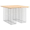 vidaXL Puutarhap&ouml;yt&auml; gabionkuvio 100x102x72 cm t&auml;yspuu m&auml;nty