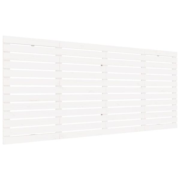 vidaXL S&auml;ngynp&auml;&auml;ty sein&auml;lle valkoinen 206x3x91,5 cm t&auml;ysi m&auml;nty