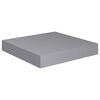 vidaXL Kelluvat sein&auml;hyllyt 4 kpl harmaa 23x23,5x3,8cm MDF