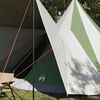 vidaXL Perhe Tipi Teltta katolla Vihreä ja beige 510 x 690 x 330 cm