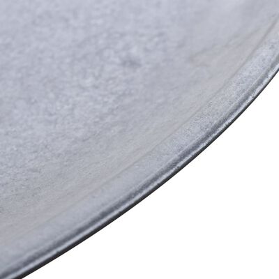 vidaXL Pyöreä sivupöytä Harmaa betonityyli