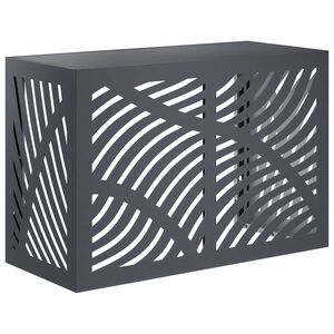 vidaXL Ilmastointilaitteen suoja Antrasiitti 90 x 40 x 60 cm Ter&auml;s