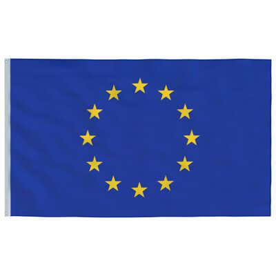 vidaXL Euroopan lippu 90x150 cm