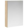 vidaXL Kylpyhuoneen Peilikaappi Sonoman tammi 50 x 14,5 x 70 cm