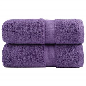 vidaXL Premium-pesupyyhkeet SOLUND 2 kpl violetti 30x30 cm 600 gsm