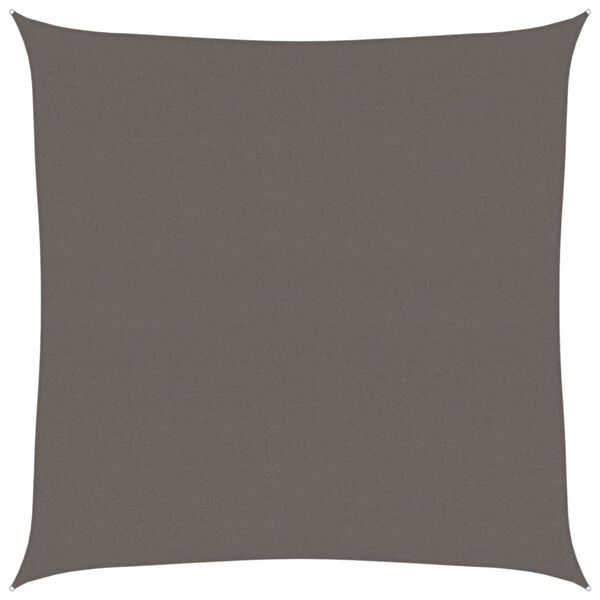 vidaXL Aurinkopurje 160 g/m&sup2; antrasiitti 7x7 m HDPE