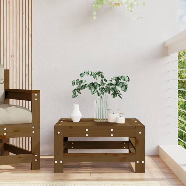 vidaXL Ulkorahi hunajanruskea täysi mänty