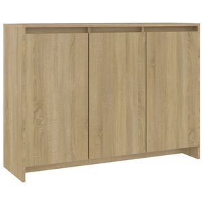 vidaXL Senkki Sonoma-tammi 102x33x75 cm tekninen puu