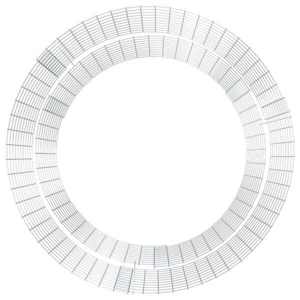 vidaXL Kivikori tulimalja &Oslash; 100 cm galvanoitu rauta