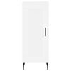 vidaXL Kaappi valkoinen 34,5x34x180 cm tekninen puu