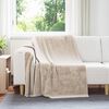 vidaXL Heittoviltti Beige 5FT King Size Fleese
