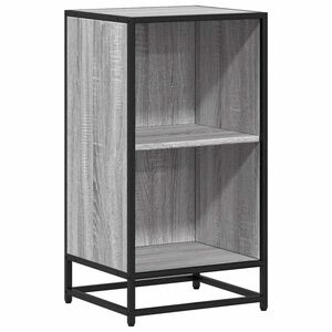 vidaXL Kirjakaappi Harmaa Sonoma 40x35x76 cm Engineered Wood