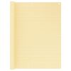 vidaXL Parvekkeen suoja beige 120x300 cm HDPE