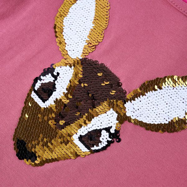 Lasten pitkähihainen T-paita vadelma 116