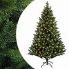 vidaXL Salkomallinen tekoinen joulukuusi 120 cm 150 LEDi&auml;