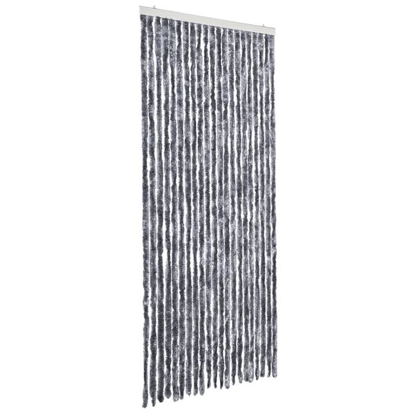 vidaXL Hyönteisverho hopea 90x220 cm Chenille