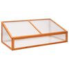 vidaXL Kasvihuone oranssi 110x56x39 cm kuusi