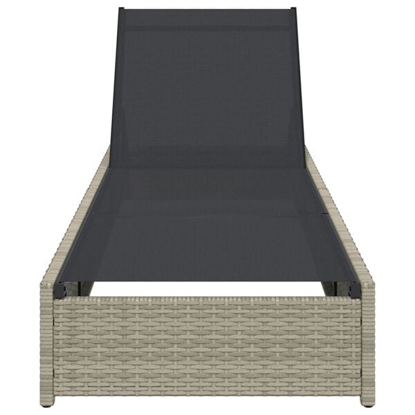 vidaXL Aurinkotuoli Beige 200,5 x 70 x 75 cm polyrottinki