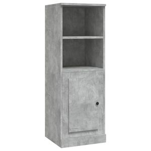 vidaXL Kaappi betoninharmaa 36x35,5x103,5 cm tekninen puu