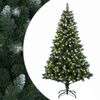 vidaXL Tekojoulukuusi 120 cm 150 LEDi&auml; L&auml;mpim&auml;n Valkoinen