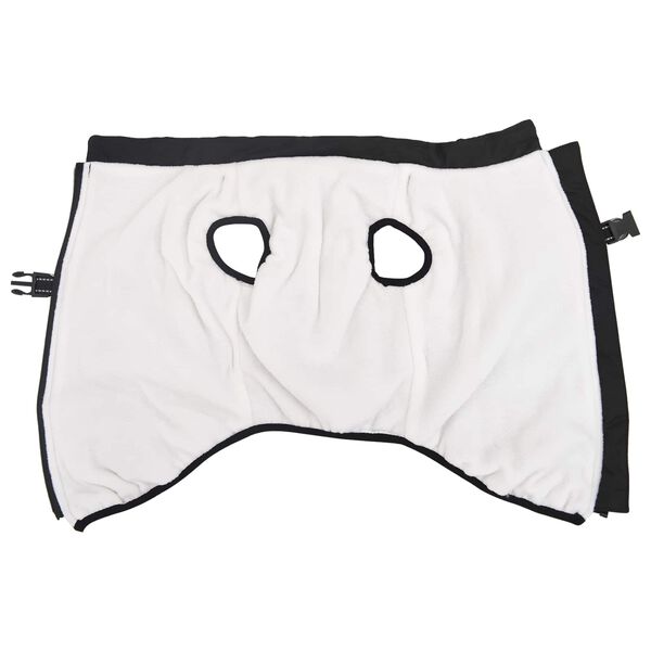 vidaXL Koiran Takki Musta L44 Fleece ja polyesteri