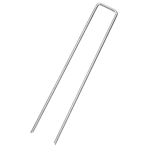 vidaXL Maatapit U-muotoinen 25 pcs 20x3,5 cm galvanoitu teräs