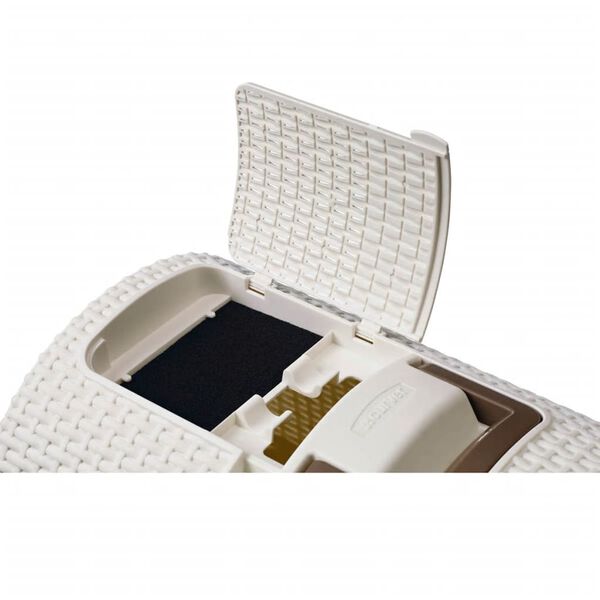 Cruver Kissanhiekkalaatikko katolla 51x38,5x39,5 cm valkoinen