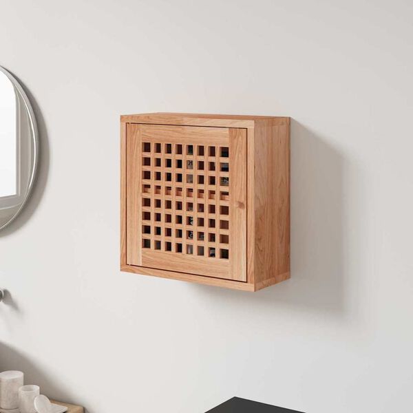 vidaXL Sein&auml;kaappi 42x18x42 cm t&auml;ysi p&auml;hkin&auml;puu