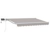 vidaXL Manuaalinen markiisin runko LED-valoilla 2,5 x 2 m