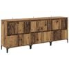 vidaXL Sivup&ouml;yd&auml;t 3 kpl Vanha Puu 60 x 35 x 70 cm Tekninen puu