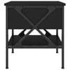 vidaXL Yöpöytä musta 40x42x45 cm tekninen puu