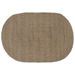 vidaXL Alue matot Harmaa 122 x 183 cm Juutti