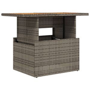 vidaXL Puutarhap&ouml;yt&auml; harmaa 100x55x73 cm polyrottinki ja akasiapuu
