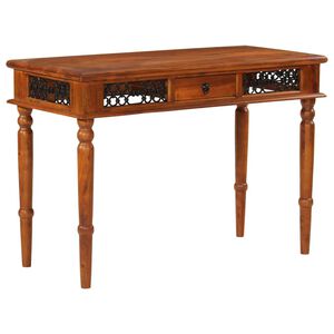 vidaXL Ty&ouml;p&ouml;yt&auml; laatikolla 110x50x76 cm t&auml;ysi akasiapuu