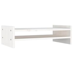 vidaXL N&auml;ytt&ouml;koroke valkoinen 50x27x15 cm t&auml;ysi m&auml;nty