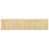 vidaXL Matto suorakaide vaalea luonnollinen 70x300 cm bambu