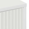 vidaXL Sivup&ouml;yt&auml; Valkoinen 89,5 x 33 x 82 cm Tekninen puu