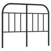 vidaXL Metallinen vaihtop&auml;&auml;ty musta 120 cm