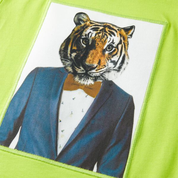 Lasten lyhythihainen T-paita lime 128