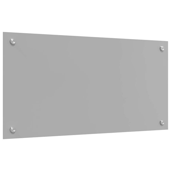 vidaXL Keitti&ouml;n suojapaneeli Vaaleanharmaa 80 x 40 cm karkaistu lasi